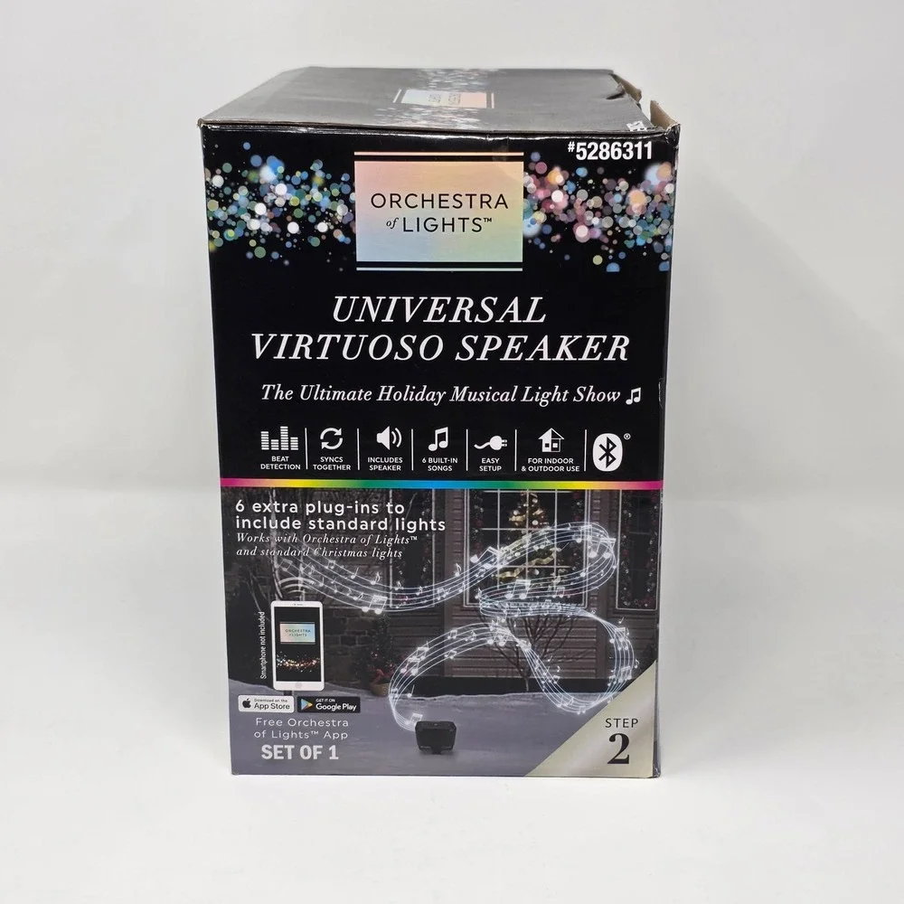 Gemmy‎ Orchestra of Lights Universal Virtuoso Speaker In/Outdoor App (MVP017337)